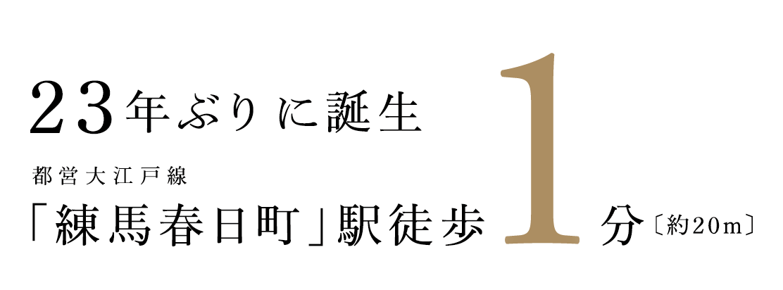 Life in One 駅1分。利便の先の、豊かさを。